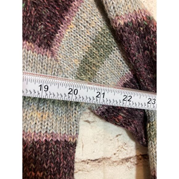 Vintage Baxter Wells Sweater Womens Large Cottage Leaf Printed Bobble Embroidery - Picture 8 of 13